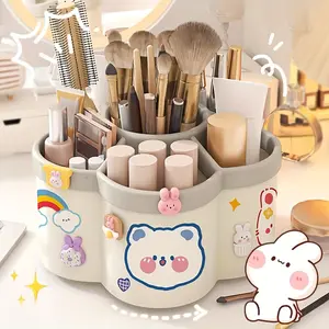 1pc Rotating Pen Holder Storage Tube - Creative, High-Value, Large-Capacity, Simple and Unique Pen Stand for Office Desktops Desk Organizer Tidy