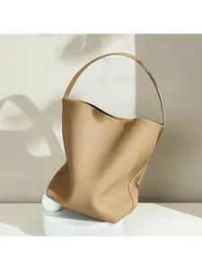 Foreign trade hot-selling women's bags 2026 new cowhide women's bags large-capacity practical tote bags versatile commuter bucket bags