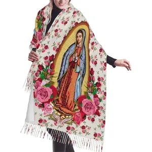 Scarf Soft Fringed Warm Scarf Long Shawl Wraps For Women