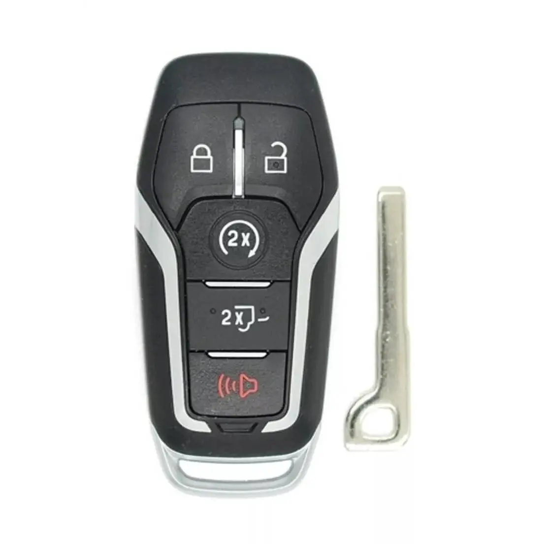 5 Button Remote Keyless Entry Smart Key Replacement for Ford F-150 2015 - 2017 FCC ID: M3N-A2C31243300 IC: 7812A-A2C31243300 PN: 164-R8117