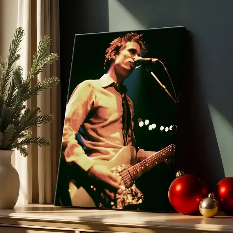 Jeff Buckley Concert Poster Print - Multi-Size Unframed Paper Graphic Print with Border (12x18, 16x24, 17x17, 24x24), All Seasons Vintage Home Decor Wall Display, Music Fan Gift (Shipped in a Tube), 27X40, 30X30