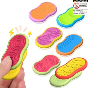 Fidget Toys Magnetic Slider for Kids: 6PCS Textured Sensory Toys for Autism ADHD- Fun Fidget Toys Stress Relief Fidget for Students Classroom - Anxiety Relief Adult Office Travel Must Haves Fidget Sliders