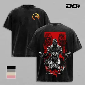 Mortal Kombat Sub-Zero Scorpion – Vintage Graphic Tee, Premium Heavy Cotton, Movie Lover Gift, Cotton Unisex Graphic T-Shirt, Trendy T-Shirts, Men's T shirts, Streetwear For Men, Double-Sided, Unique Gift For Fans
