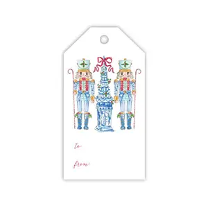 Chinoiserie Nutcrackers Gift Tag