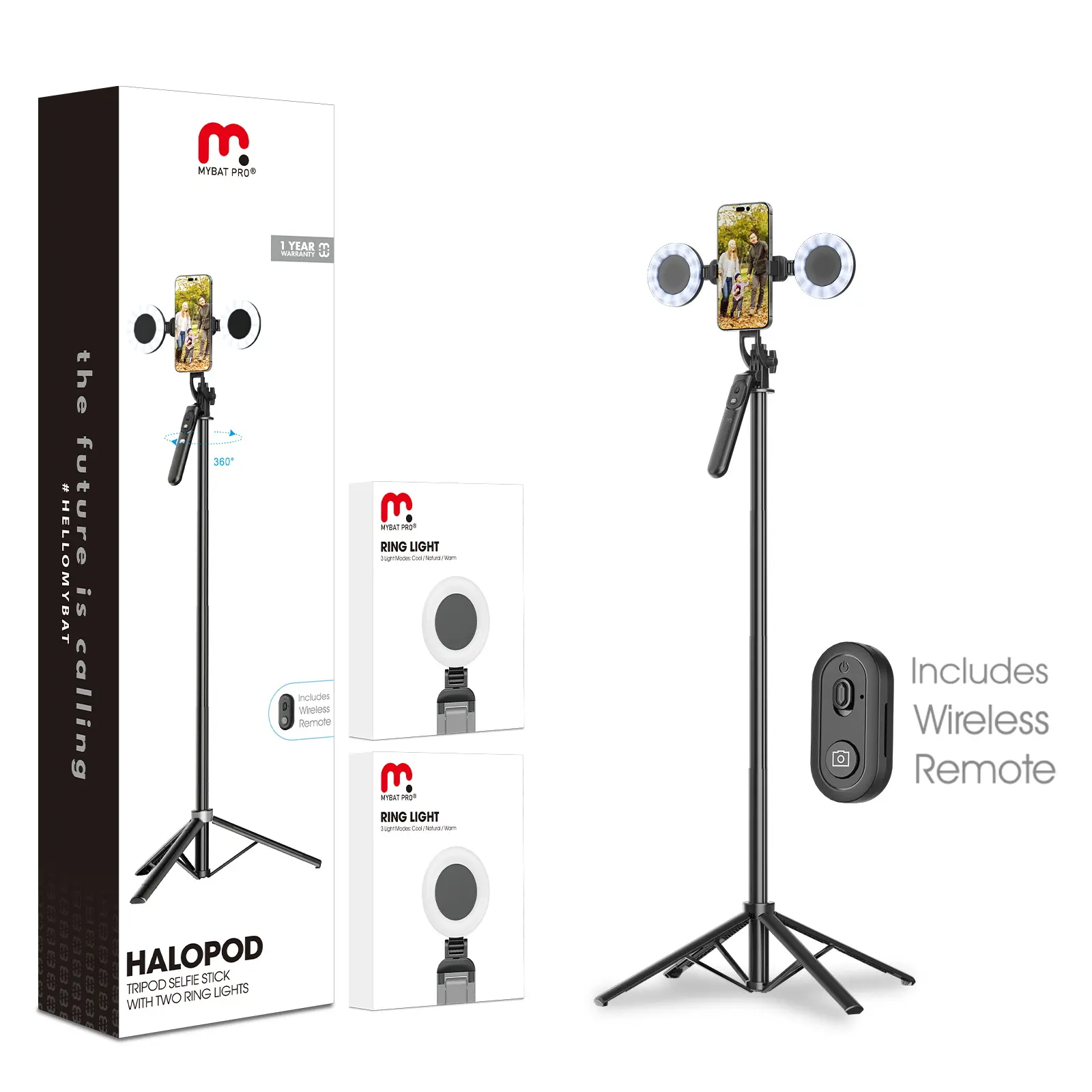 Dual Lights Tripod with Balance Handle
