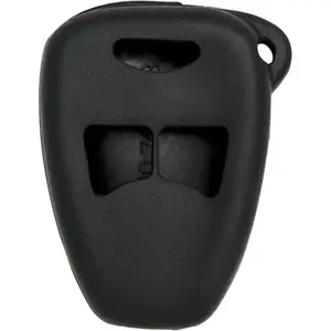 Replacement for New Silicone Cover Protective Case for Select Dodge Chrysler Jeep 3 Button Remote Head Keys - Black