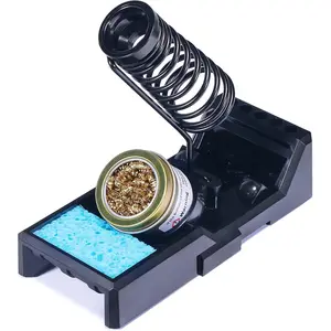 X-4  Soldering Iron Holder with Brass , Cleaning Sponge and Solder Tip Slots