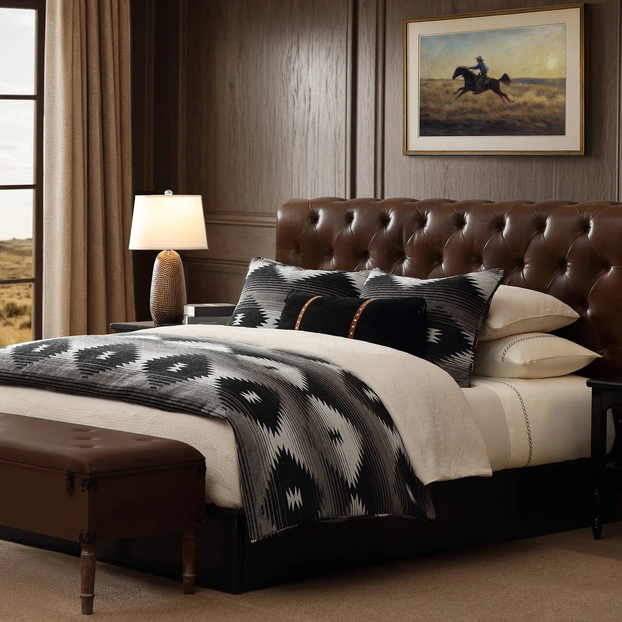 Silverado Chenille Jacquard Bedding Set