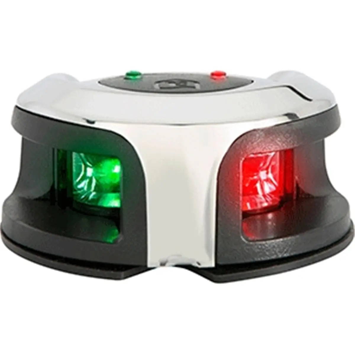 212 MAIN LightArmor Bow Mount LED Navigation Light - Stainless Steel, Bi-Color, 2 nm U.S. Coast Guard Certified, 50,000+ Hours Lifespan, Deck-Mounted Boating Light, 2Nm U.s. C. G. Certified, Compact, Streamlined Shape, Be Safe, Be Seen