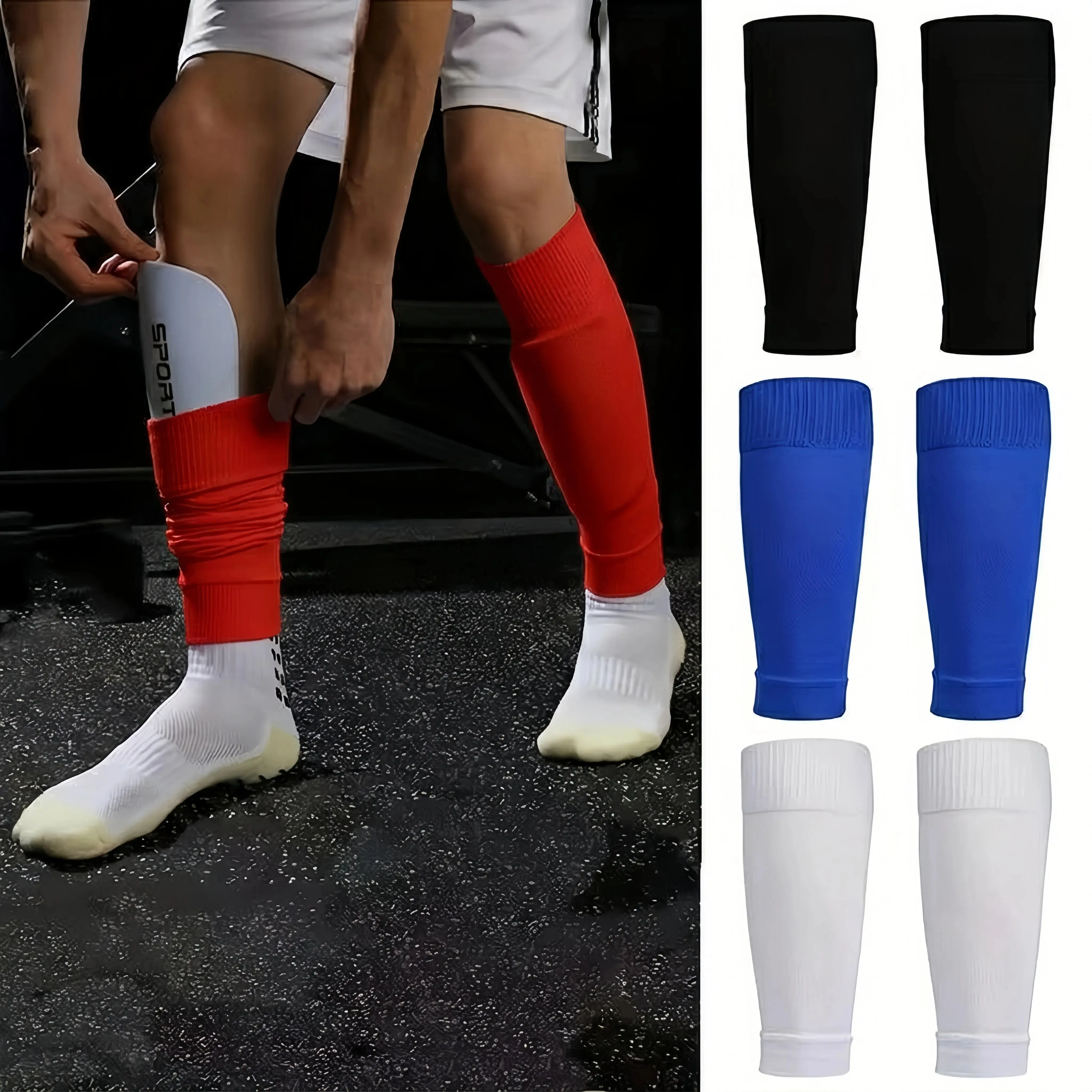 3 Pairs Men's Athletic Knee High Socks, Breathable Moisture-Wicking Sports Socks for Soccer, Cycling, Running & Activewear