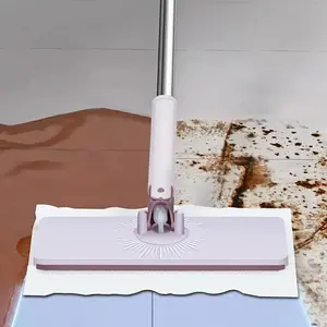 360° Rotatable Flat Mop, Retractable Handle Cleaning Mop, Wet and Dry Use Cleaning Tool for Living Room, Bedroom, Bathroom, Kitchen