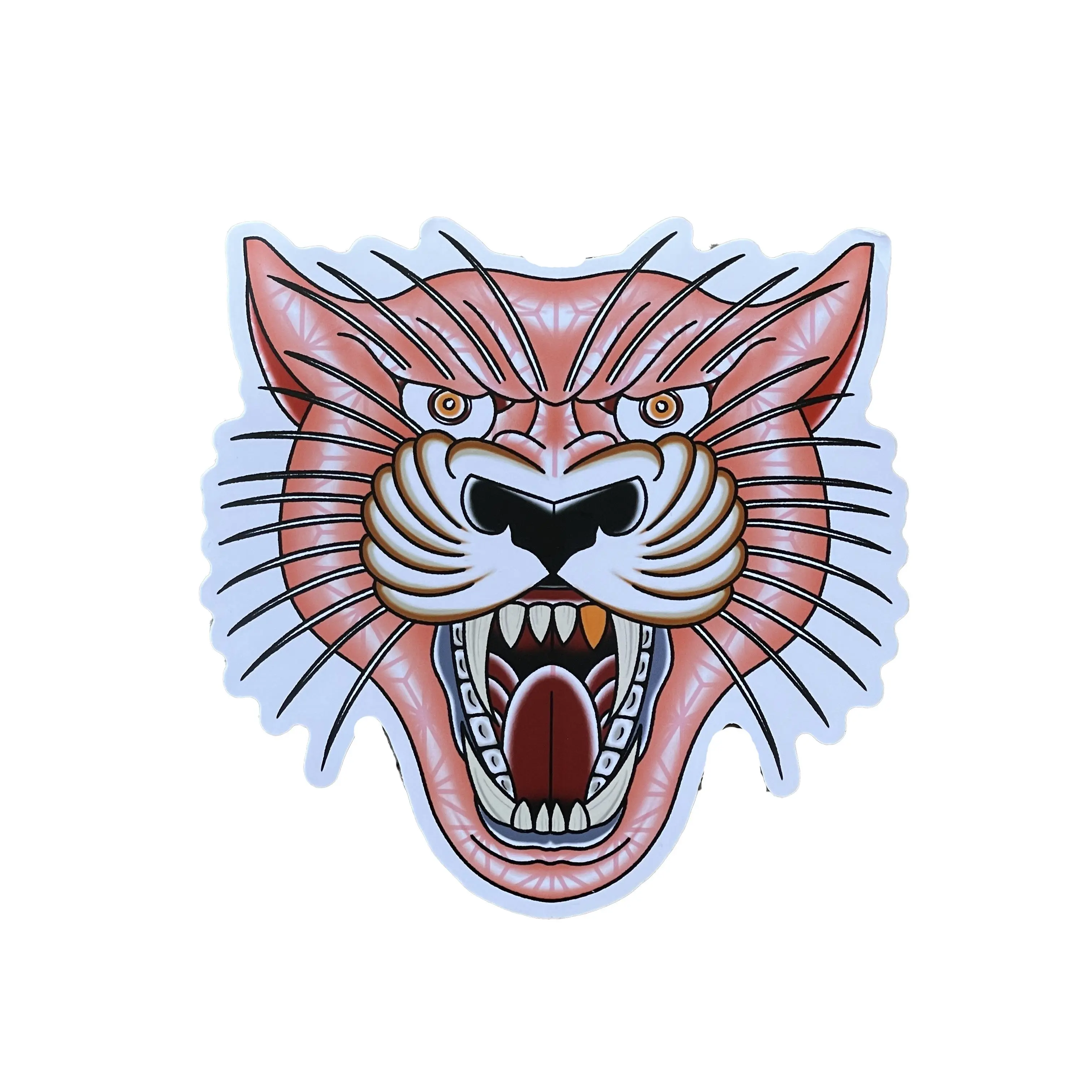 Geometric Pink Panther Sticker