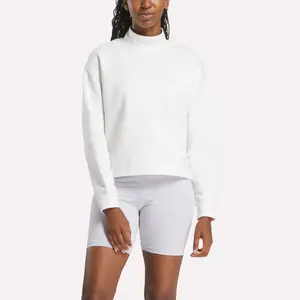 Reebok Women's Small Vector Mockneck Sweatshirt