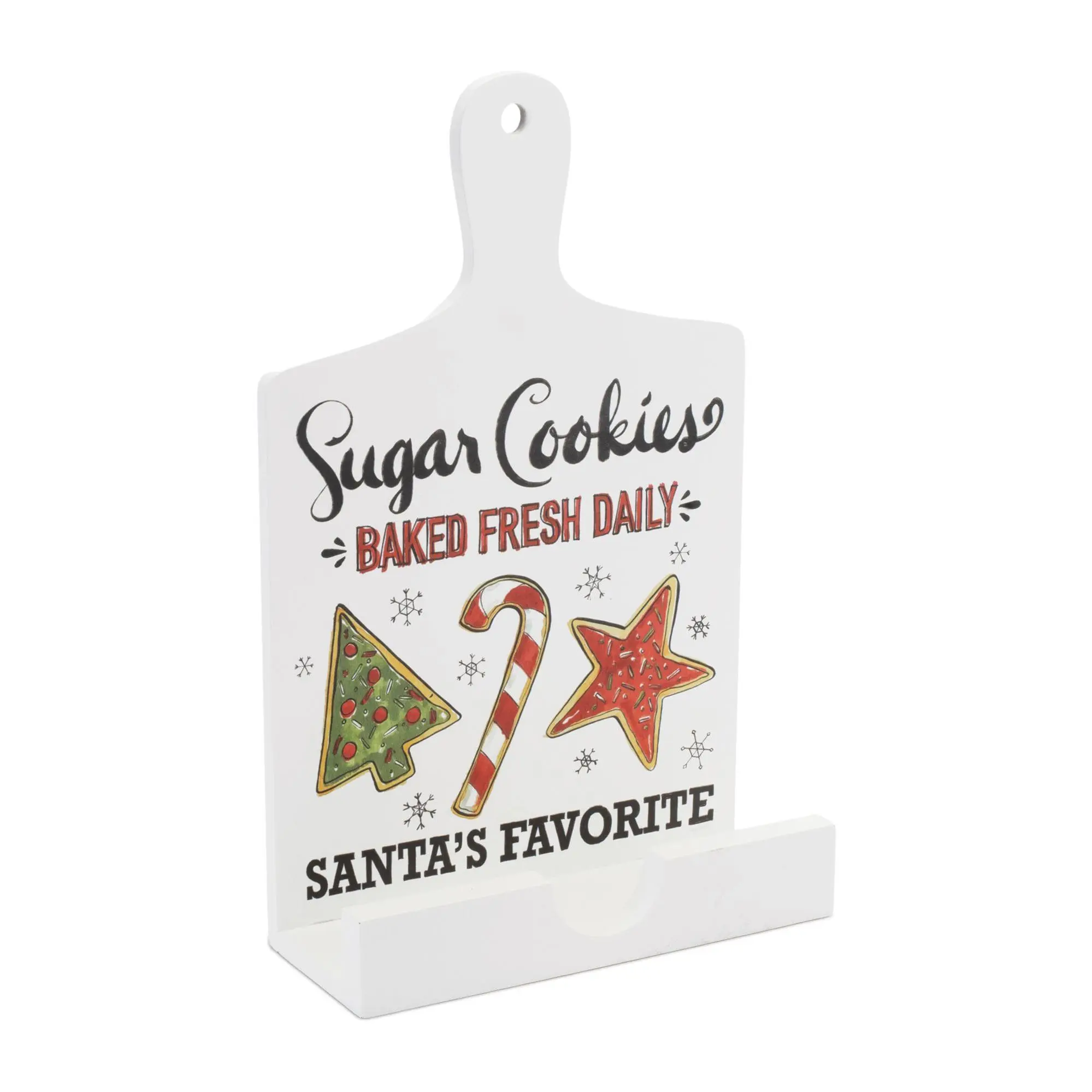 Melrose Santa's Favorite Cook Book Holder 13.5" H