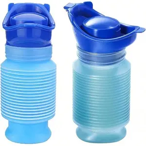 Portable Travel Urinal, Collapsible Urinals for Men and Women, Reusable Kids Potty, Personal Pee Bottle for Outdoor Camping, Portable Travel Toilet