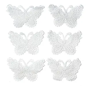 Delicate Butterfly Lace Appliqués