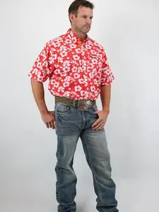 Denim Relaxed-Fit Mid-Rise Straight-Leg Boot-Cut Jeans – Classic Blue Wash