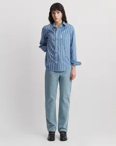 Classic Shirt in Blue Porto Stripe