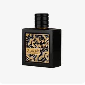 Lattafa Qaed Al Fursan Eau de Parfum 100ml - Versatile Scent with Saffron & Pineapple Top Notes for Daily Use