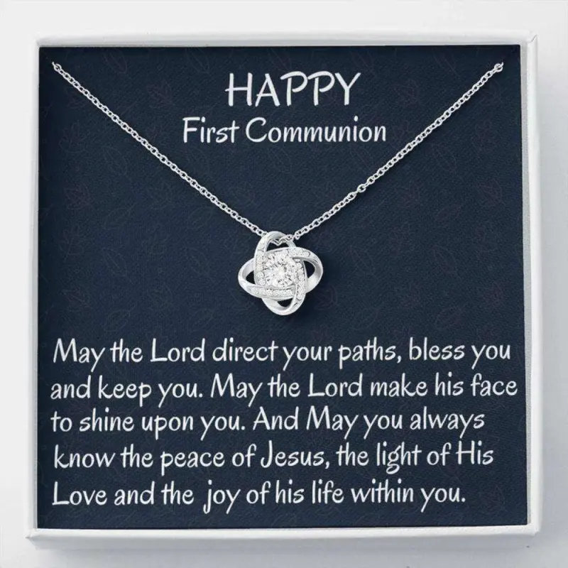 Goddaughter Necklace, First Holy Communion Gift For Goddaughter, Gift For Niece Or Granddaughter, Catholic 363, Beautiful Necklace for Daughter - Perfect Gift for Birthdays, Holidays, or Special Occasions