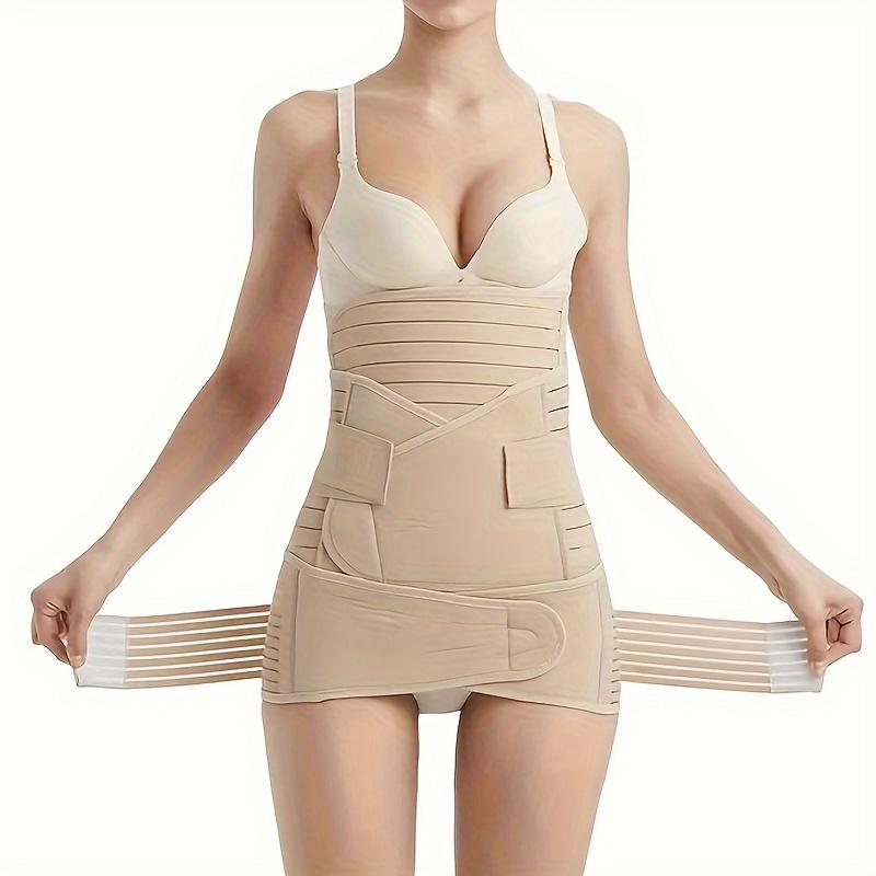 Belt Postpartum Belt Postpartum Belly Belt Cesarean Section Belt Abdominal Girdle Women's Hard Control Waist Trainer Tummy Wrap Shapewear Belt Postpartum Gear Breathable Waist Trainer