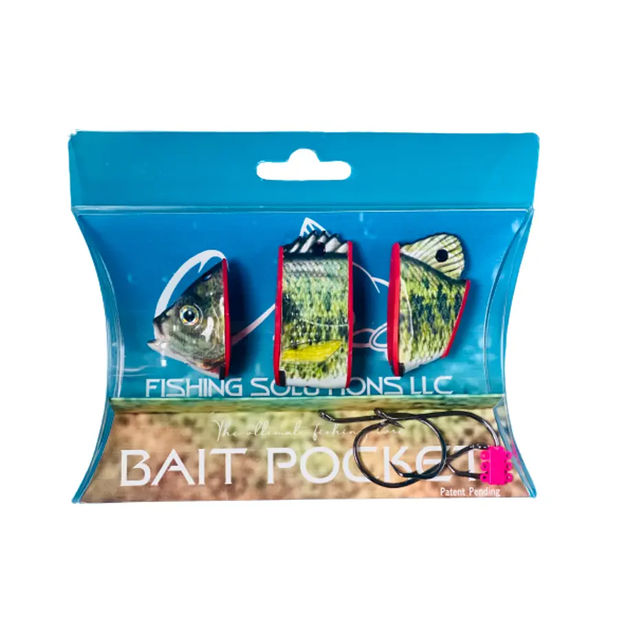 The Bait Pocket-Baby Bass; Patent-Pending Fishing Lure; Crank Bait
