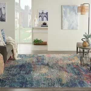 Nourison Celestial Abstract Brushstrokes Indoor Area Rug, Abstract Area Rugs for Living Room Decor, Decorative Home Interior Accent