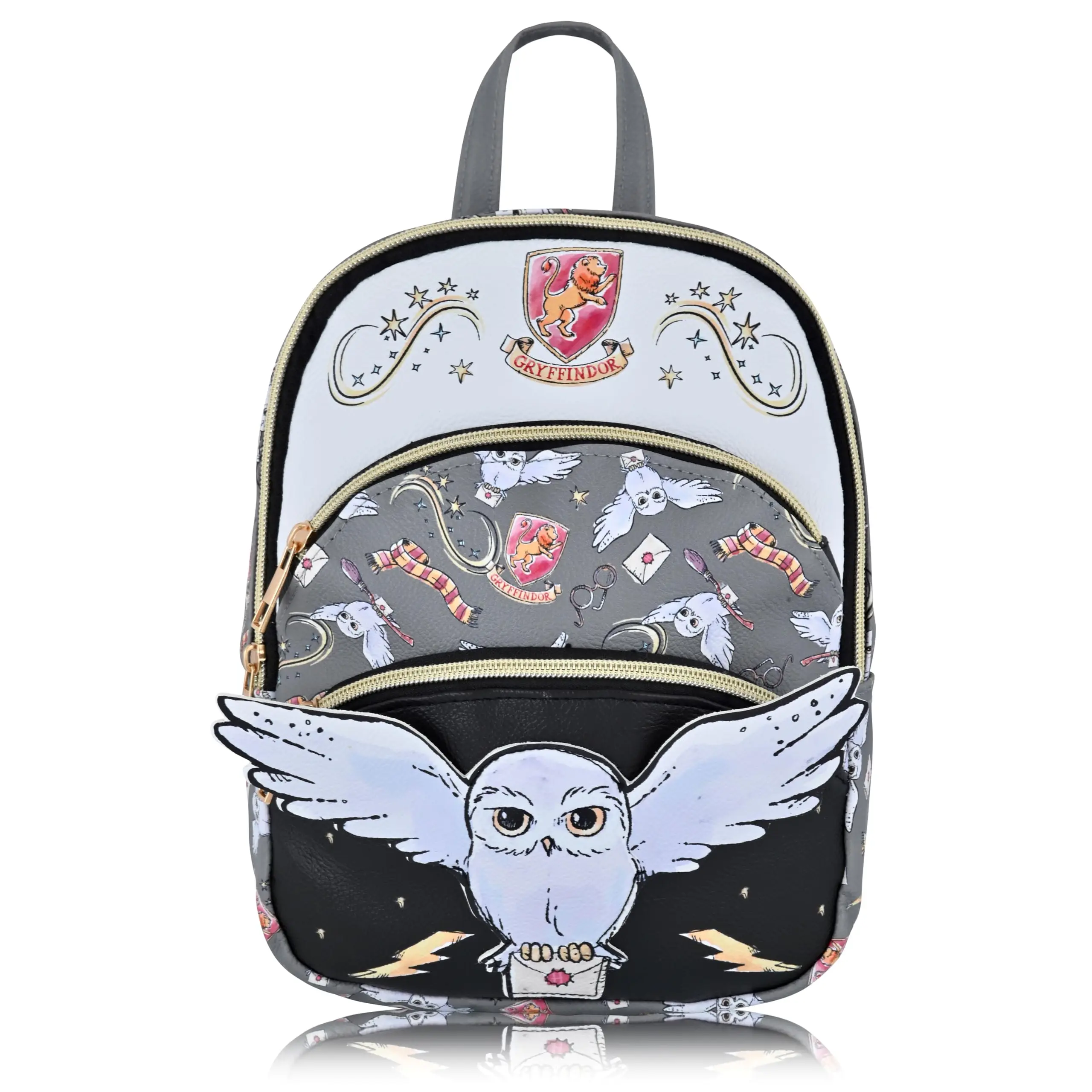 Fast Forward Harry Potter Backpack for Men, Women, Unisex | Cute PU Leather 10" Mini Backpack Purse
