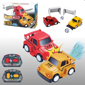 Interactive Electric Remote Control Car Set, 2-In-1 Football Collision Racing Toy, Parent-Child Interaction, Christmas Gift, Ages 3+, Remote Controlled Car