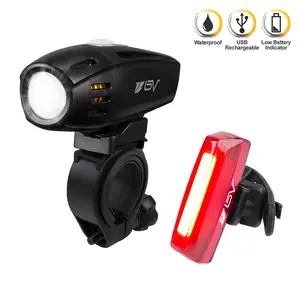 BV 300 Lumen Rechargeable Bike LED Headlight Set, IP44 Water Resistant | BV-L819
