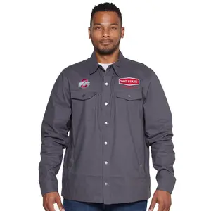 Ohio State Buckeyes Slate Canvas Overshirt