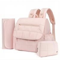 Pink Backpack + Pink Makeup Bag