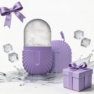 Facial Ice Cube, Portable Cooling Face Massage Tool, Ice Roller for Puffiness, Swelling, Redness Relief, Calming Skincare Essential, Self Care Gift for Women, Mother‘s Day, Valentine’s Day, Best Gifts for Spring & Summer