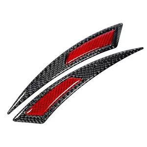 Carbon Fiber Wheel Eyebrow Trim Anti Scratch Wheel Arch Protector Car Fender Stripes Decor Sticker