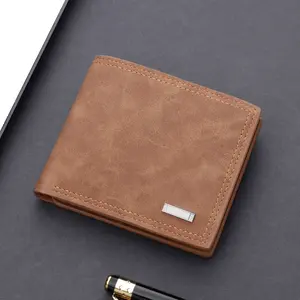 Luxury Slim Wallet for Men – Minimalist PU Leather Bifold Front Pocket Wallet for Cash & Cards with RFID Blocking