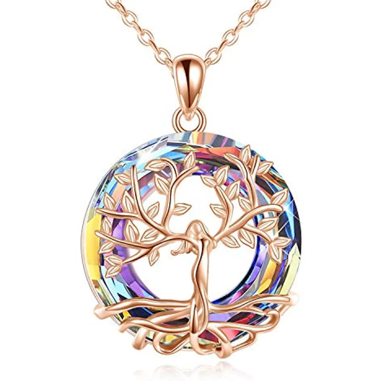 Golden Color Vitrail Light Crystal 