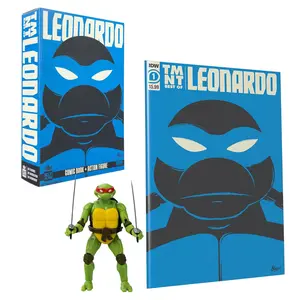 Teenage Mutant Ninja Turtles Best Of Leonardo BST AXN 5-inch Figure & Comic Set