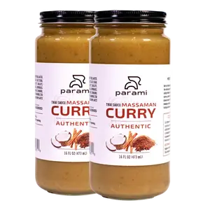 Parami Massaman Thai Curry Sauce Gluten Free Dairy Free Nut Free Authentic Thai Flavor Clean Ingredients Versatile Kitchen Staple