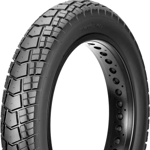 20x4.0 Inch Fold-Easy Bead Fat Tire for Adults' Ebikes, Puncture-Protective Carbon Steel Bead, Corner Bite Tread, 1.4 Bar All-Terrain Wear-Resistant Ebike Accessory for 440 lbs Load Capacity