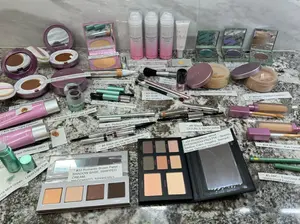 Mally Beauty Cosmetics Makeup Bundle Bulk Buy Face Lips Eyes Make up Eyeliner Foundation Brush Concealer Color Eyeshadow Brightening Airbrush