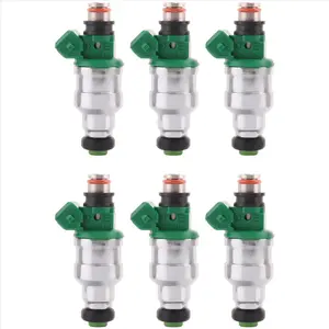 6PCS INP-534 Fuel Injector Engine Parts (SDH240, MD189021) for Mitsubishi Montero SR 3.5L V6 Gas Vehicles 1994-1996