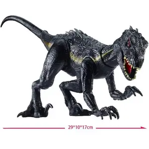 Jurassic World Indoraptor Adjustable Action Figure - Lifelike Dinosaur Toy Replica for Boys Movie Character Gifts for Children