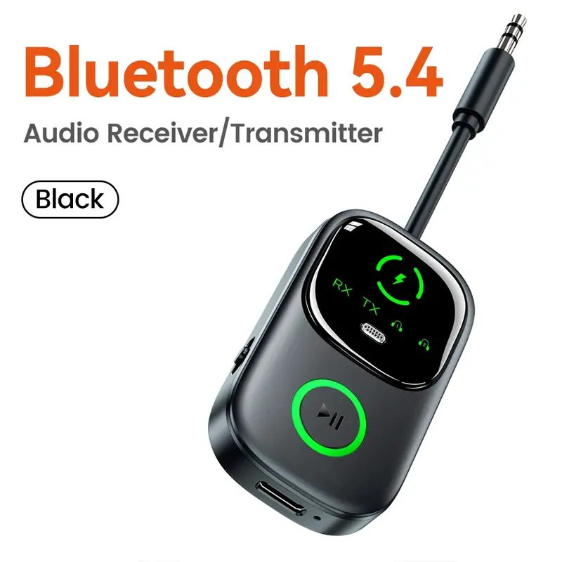New Arrival Bluetooth 5.4 Bi-Directional Switcher Audio Adapter - Bluetooth Remote, Mini Converter, Smart TV, Aux to Bluetooth Audio Adapters for 3.5 mm TVs, Headphones, Bluetooth Remote Audio Adapters