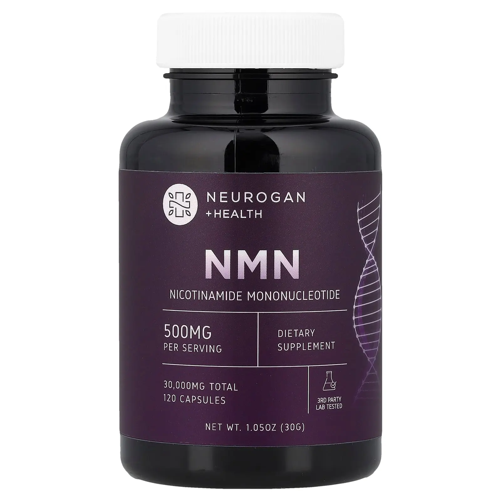 Neurogan Health NMN, 120 Capsules (250 mg per Capsule)