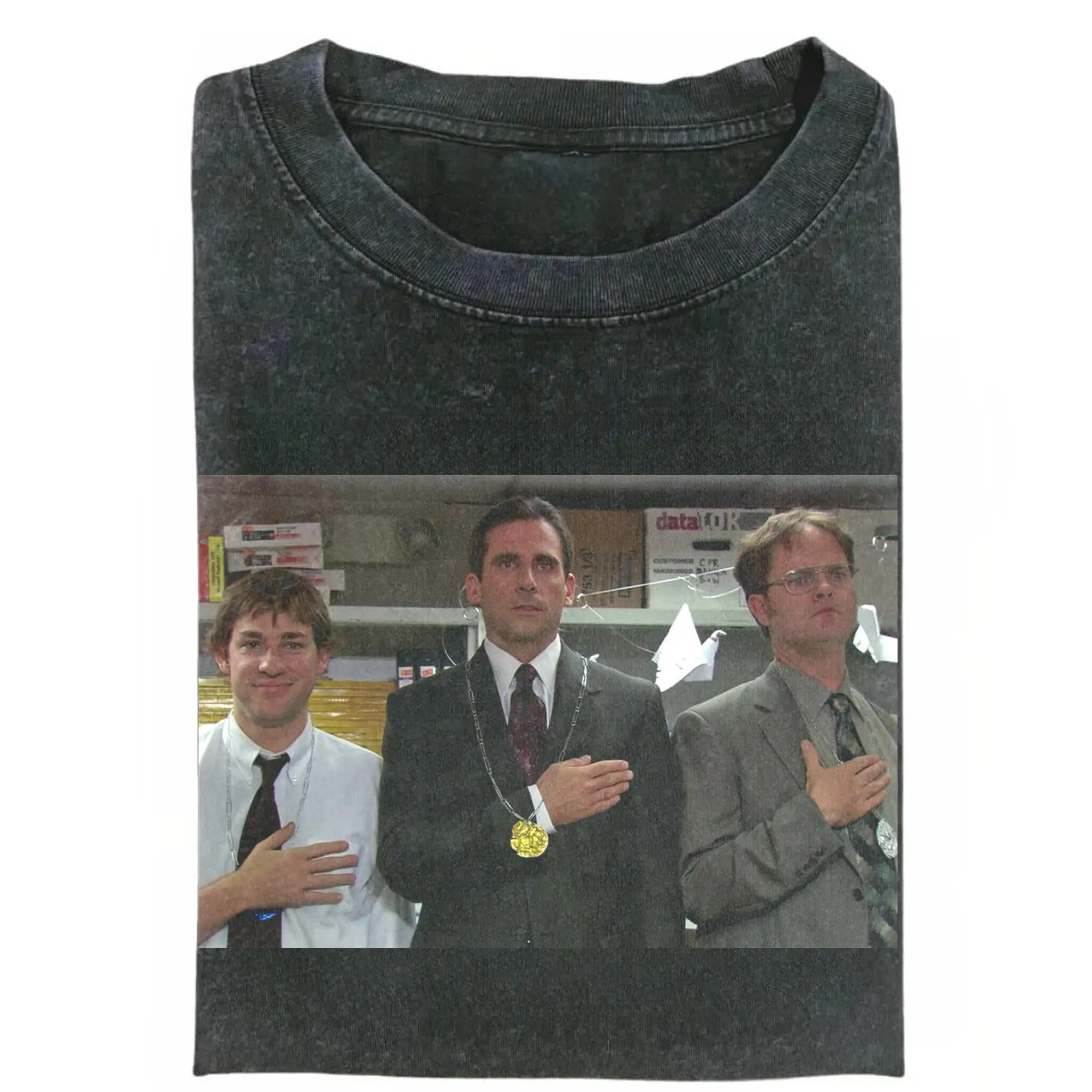 The Office TV Show T-shirt, Jim, Michael, Dwight Iconic Scene, Funny Crew Neck Graphic Tee, Office Fans Shirt, Gift for Men, Gift for Women, Trending T-shirt