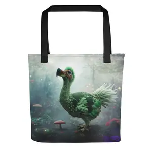 Mystical Dodo: A Wonderland Mushroom Odyssey Tote Bag