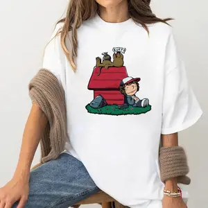 ST Thing Dustin vs Pet  Peanut Shirt, Movie Stranger Thinggss Shirt, Gift For Fan, For Men And Women