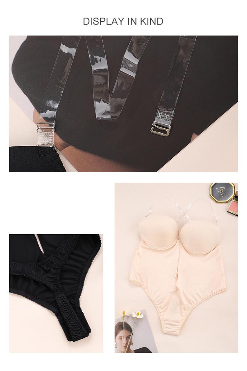 One-piece Underwear Bra Tube Top Tube Top Big Breasts Show Small Artifact Bra