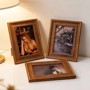 Vintage Home Decor Photo Frame, Colorful Personalized Picture Frame, Ideal Gift for Boyfriend, Girlfriend, Mom, Dad, Friends, Pets