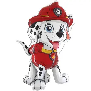 ® 34 inch giant jumbo size paw patrol marshall character foil balloon - kids party balloons